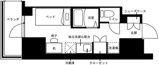 Miraiフォレスタ仙台青葉通【4階】の間取り