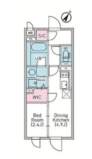 デュオメゾン渋谷松濤【4階】の間取り