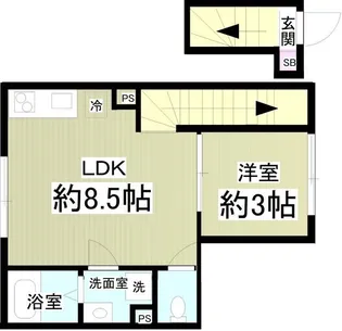 東京都文京区千石4【アパート】の間取り