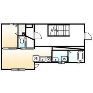アルバーノ駅前大通り ペット(犬)【1階】の間取り
