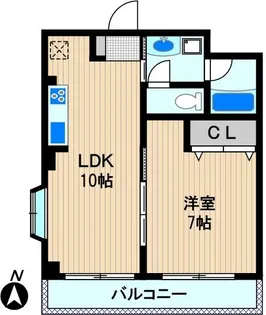 アーバンハイム【2階】の間取り