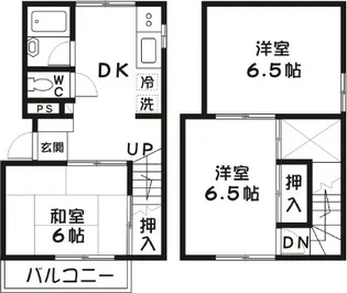 メゾンポレスタ【2階】の間取り