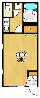 神奈川県横浜市港北区菊名1【アパート】の間取り