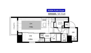 グランドコンシェルジュ蒲田【14階】の間取り