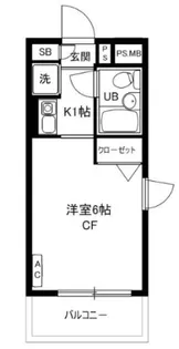 ジョイフル池上第2【4階】の間取り