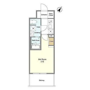La Douceur川崎I【6階】の間取り