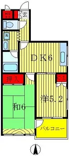 第二宝マンション【4階】の間取り