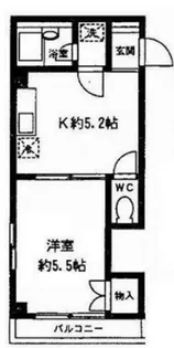 ベルフォーレ・K3【1階】の間取り