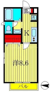 デュラン【3階】の間取り