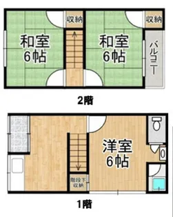 大阪府守口市藤田町1【一戸建】の間取り