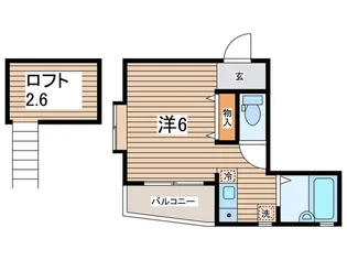 オリーブハウス【1階】の間取り