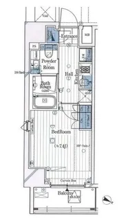 ガリシア新宿North【6階】の間取り