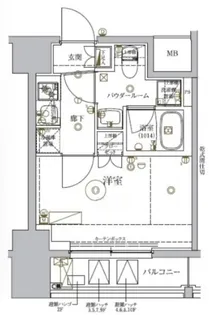 RELUXIA品川西大井【2階】の間取り