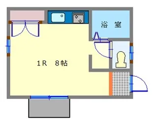 ビレッジ木ノ下【1階】の間取り