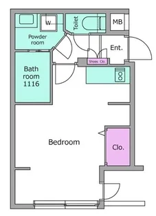 レジディア世田谷若林【3階】の間取り