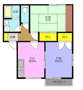 メゾン樹【1階】の間取り
