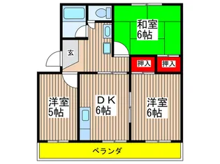 第一村田ロイヤルハイツ【4階】の間取り
