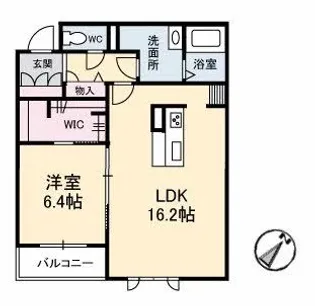 アントゥール A棟【3階】の間取り