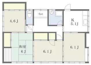 宮城県仙台市若林区南小泉2【一戸建】の間取り
