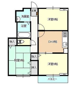 ル・グランヴェールI【1階】の間取り