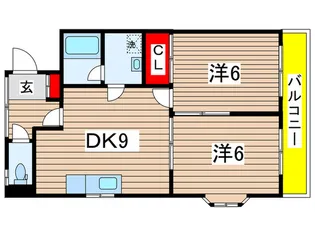 ルミネ星久喜【3階】の間取り