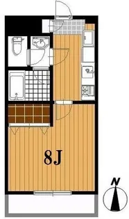 クレストハイツ【1階】の間取り