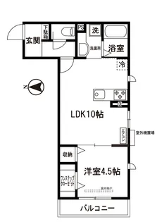 プリエ新川崎【3階】の間取り
