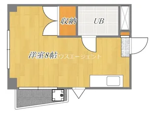 エルムーントビサン【4階】の間取り