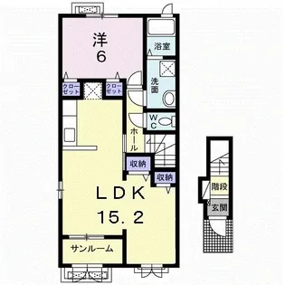 モア ハピネス【2階】の間取り