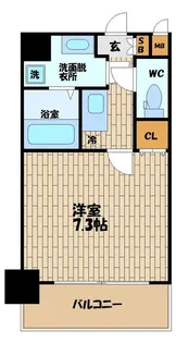 CASSIA福島駅前【5階】の間取り