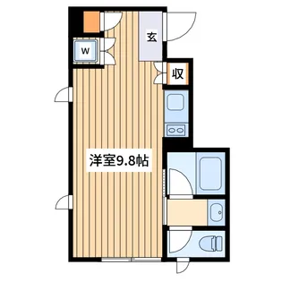ビューハイツ暁【3階】の間取り