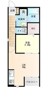 アルチェニイガタ【1階】の間取り