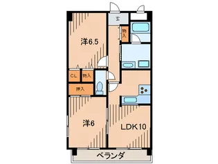 グランエスポワール上ヶ原【2階】の間取り