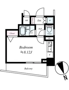 レガリアレジデンス早稲田イクス【6階】の間取り