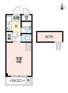 サンジェール草加【1階】の間取り
