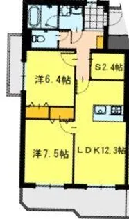 WISTERIA SAKURA【1階】の間取り