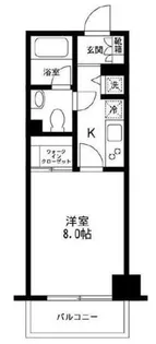 レジディア荻窪【4階】の間取り