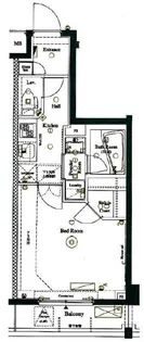 AXAS西馬込AsylCourt【2階】の間取り