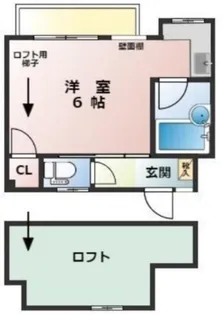 サンフラワー千川【1階】の間取り