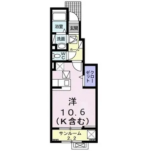 ジュエルI【1階】の間取り