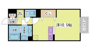HITOMI DORMITORY【1階】の間取り