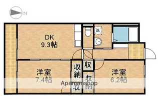 イーストライム【4階】の間取り