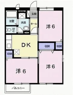 エンジェルコーポラスA【2階】の間取り
