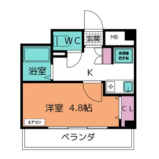 プロクシースクエア山ノ手【3階】の間取り