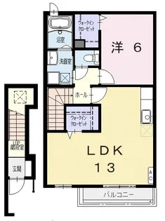すみれ【2階】の間取り