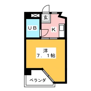 末広ビル【4階】の間取り