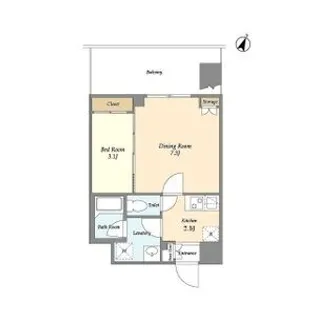 プラート宮坂【5階】の間取り