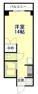 こがい日新ハイム【2階】の間取り