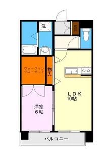 オンブラージュ白山【3階】の間取り