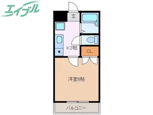 ワイズハイツ【1階】の間取り